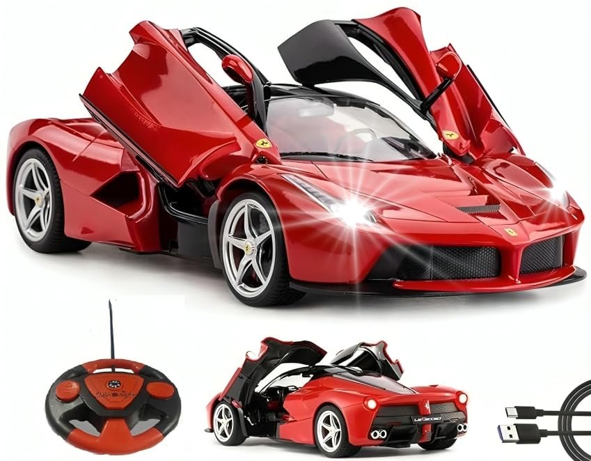 RC Drift Car | 4WD 20Kmph with Boost Mode, 2.4Ghz Long Range Remote, Hard Shell Body, LED Headlights, Race-Ready Build - Image 3